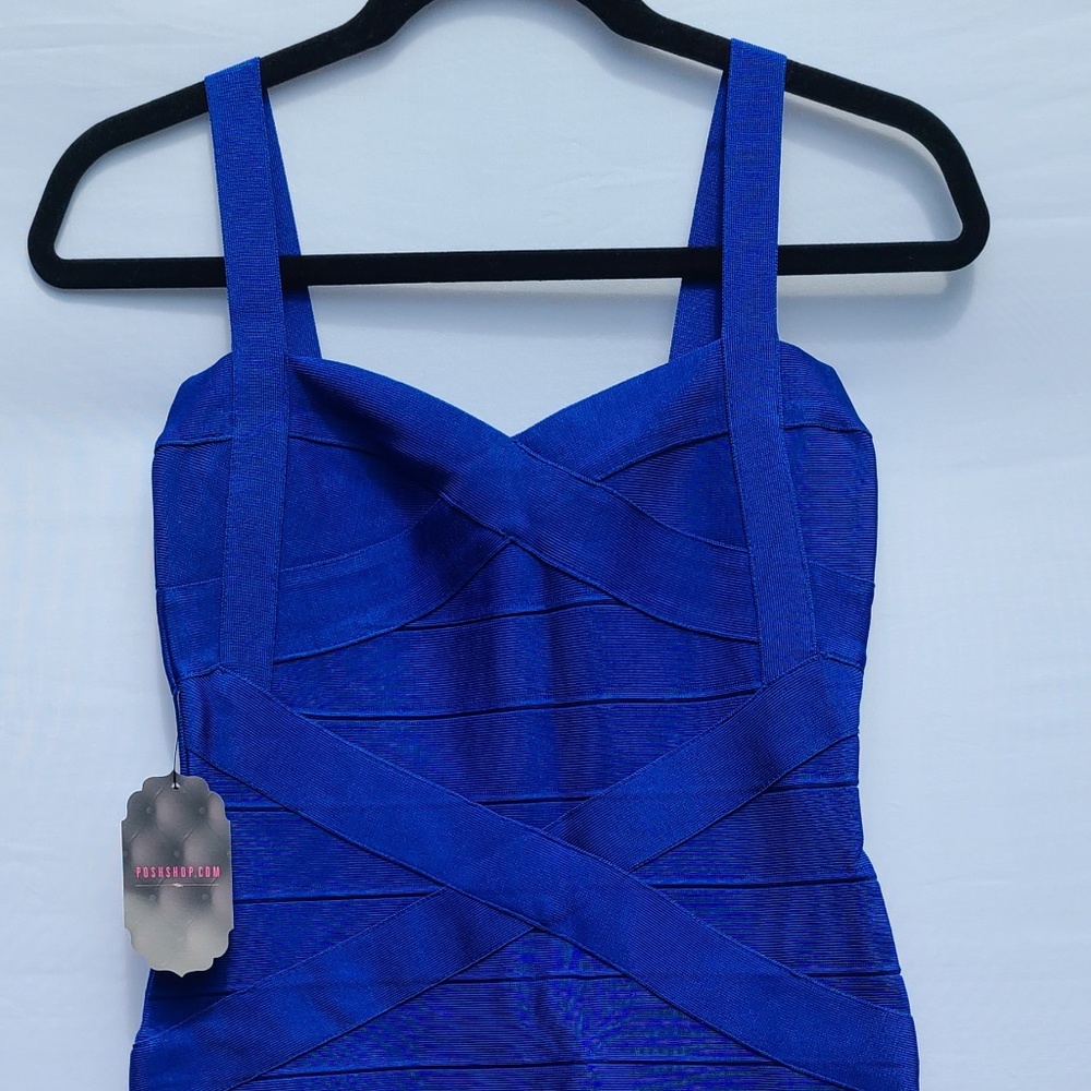 Posh Shop Bandage Bodycon Midi Dress